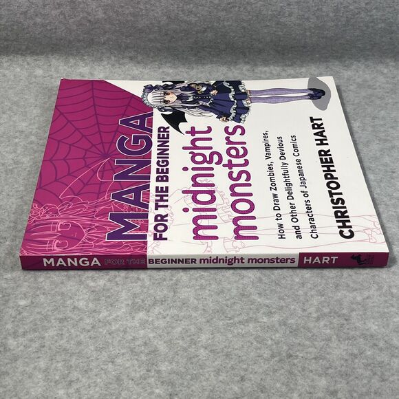 Manga for the Beginner‎ Midnight Monsters: How to Draw Zombies Vampires Hart NEW - Picture 4 of 15